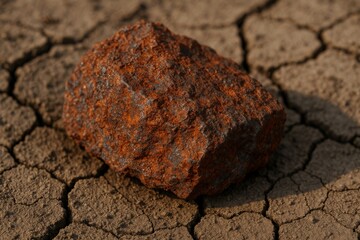 Macro of Rich Osmium Ore &ndash; Natural, Unrefined Sample