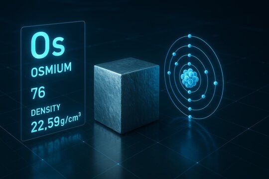 Futuristic Osmium Structure &ndash; Sci-Fi Architecture Built from Rare Metal