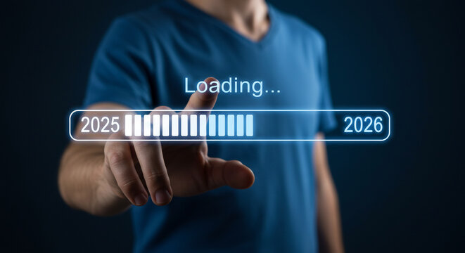 Progress Bar Showing Financial Loading Concept 2025-2026
