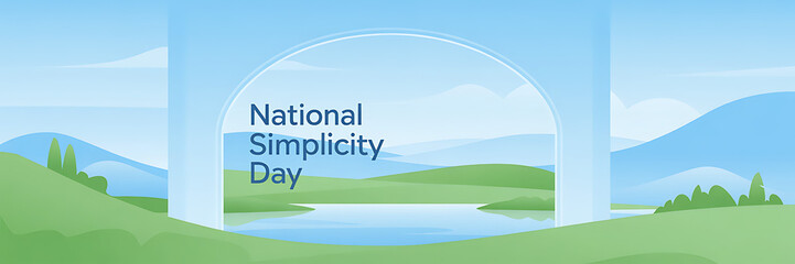 National Simplicity Day Banner