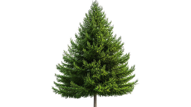 holiday tree isolated on white background