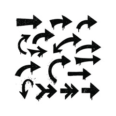 set of vector arrows
