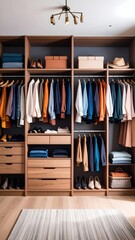 Modern Walkin Closet Organization Ideas.