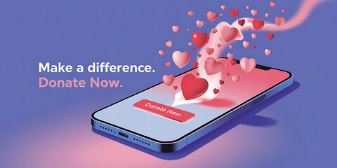 Social Media Giving Day  Poster celebration