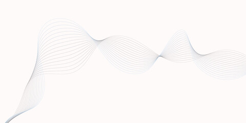Abstract wavy lines pattern on a white background, creating a flowing and dynamic visual effect design.