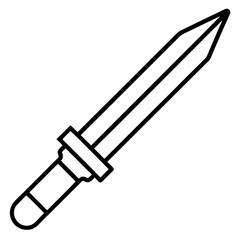 Chisel Icon Outline Illustration