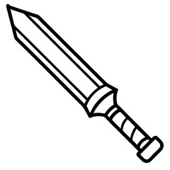 Chisel Icon Outline Illustration