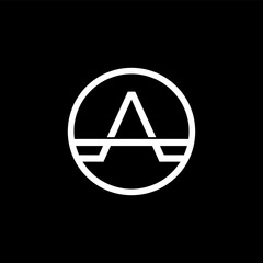 A wings circle logo design vector