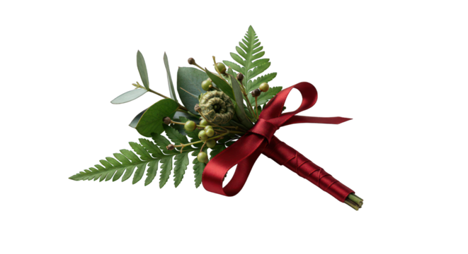 Green and red plant composition