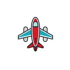 Vector illustration of airplane icon