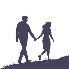  Romantic Couple Silhouette