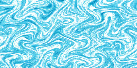 Abstract blue seamless wave pattern for textile, decor, or water-inspired design