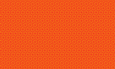 Orange leather and fabric texture Pattern background with closeup detail and rough surface design