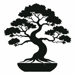 bonsai tree vector