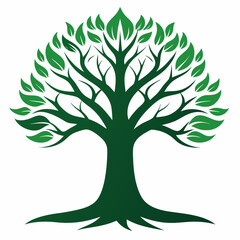 Obraz premium vector tree silhouette