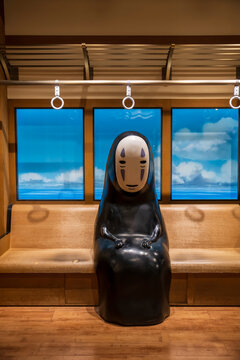 Kaonashi No Face of spirited away movie in Studio Ghibi shop, Osaka