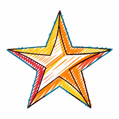 Obraz premium vector star icon