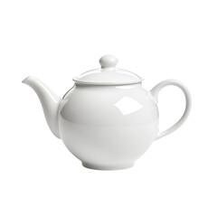 Obraz premium White teapot kitchenware ceramic tea brewing beverage home drinkware