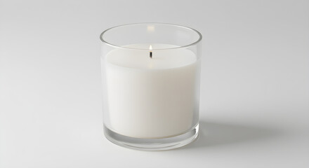 candle Infront of white background