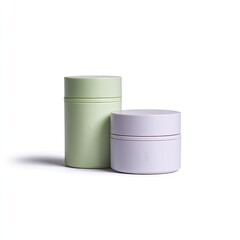 Modern Minimalist Storage Containers in Soft Colors for Organization