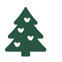Fototapeta premium christmas tree icon