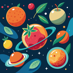 seamless pattern with apples