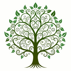 green tree vector