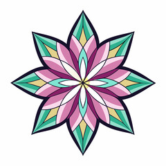 abstract flower vector illustration