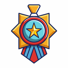 military medal badge