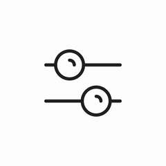 filter spectrum icon sign vector