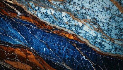 Blue and brown granite line style background