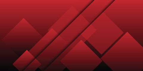 Abstract Red Geometric Design Background
