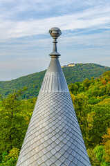 view from the top of the roof