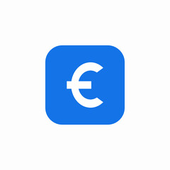 europe euro currency icon sign vector