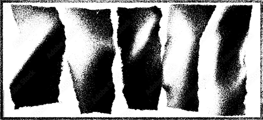 Poster black and white high contrast abstract scribble design for artistic projects