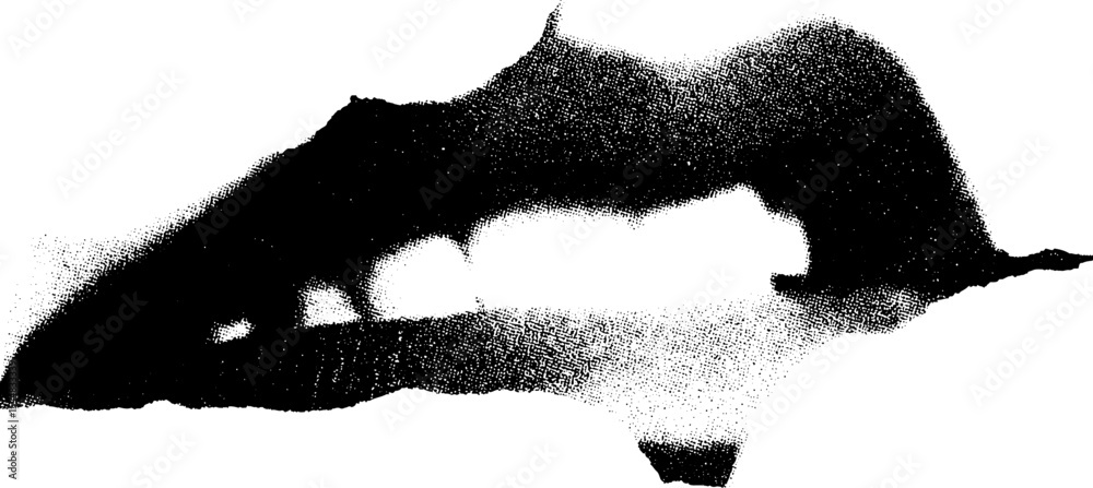 Poster abstract high contrast black and white sheet music fragment for artistic and design projects