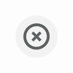 media remove icon sign vector