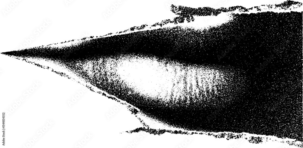 Poster high contrast smudge texture in black and white abstract design for artistic projects