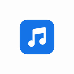 music appication icon sign vector
