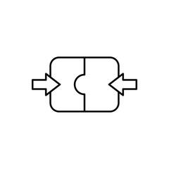 Fototapeta premium fusion icon