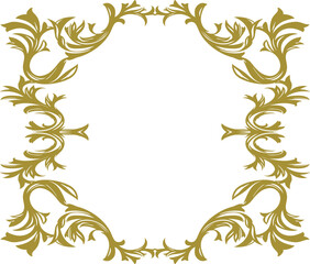 正方形のアンティーク・ビンテージフレーム・枠