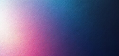 Colorful gradient noise grain background texture. Abstract design with shades of purple, blue. Retro vintage style wallpaper with bright light. Perfect for web banner poster modern graphic projects.
