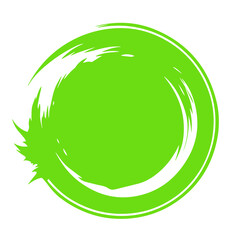 abstract green globe