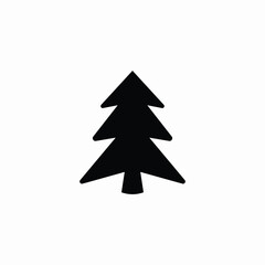 spruce tree icon sign vector