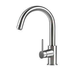 Sleek modern kitchen faucet design water flowing stainless steel elegant home improvement