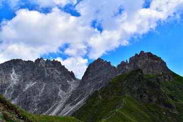 Fototapeta premium Landscape of beautiful Austrian Alps . Tirol ,austria