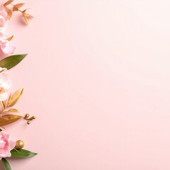 Fototapeta premium Floral arrangement studio photo soft lighting close-up aesthetic beauty
