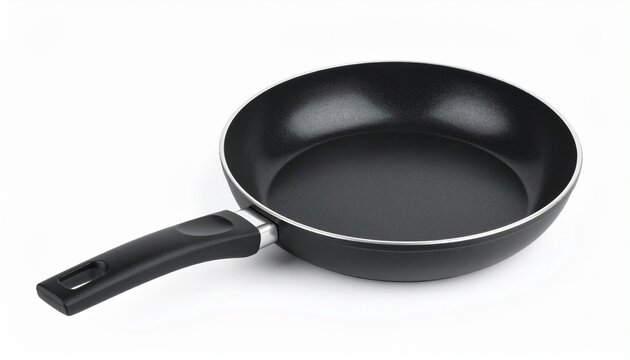 frying pan isolated on white