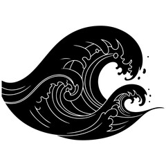 The mesmerizing pattern of light caustics on water, a beautiful and abstract wave illustration