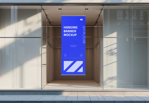 Hanging Bannar Mockup